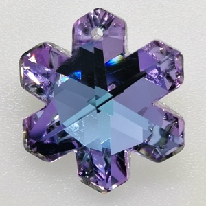 20mm Snowflake Crystal pendants Light Vitrail
